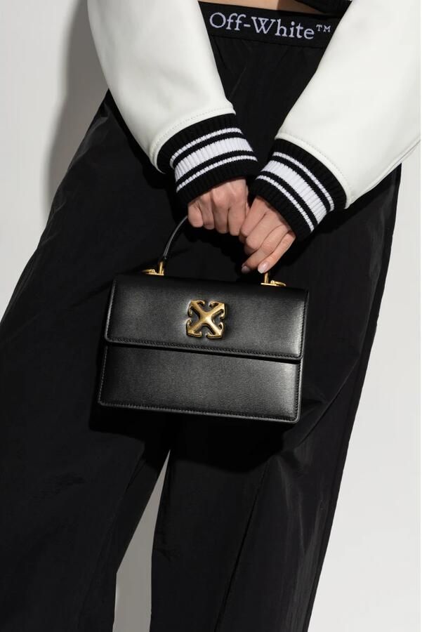Off-White Crossbody bags Jitney 1.4 Top Handle Chain in zwart - Foto 10