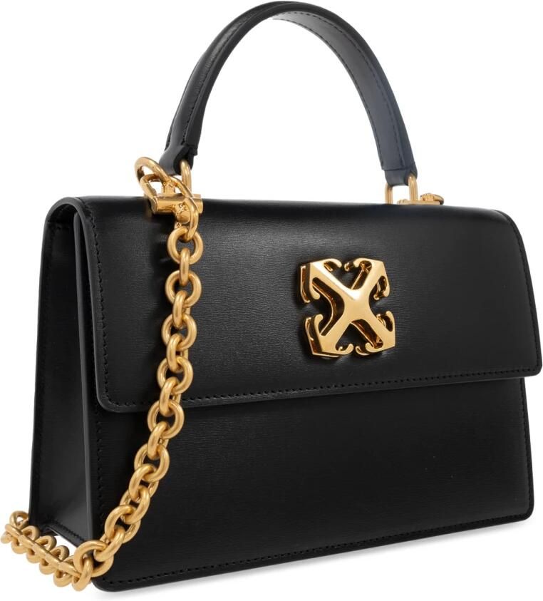 Off-White Crossbody bags Jitney 1.4 Top Handle Chain in zwart - Foto 7