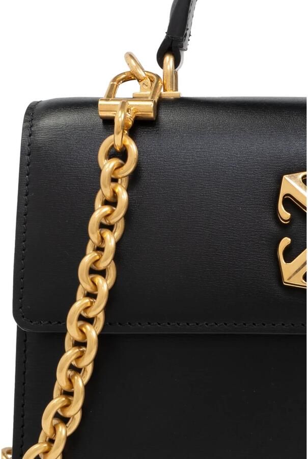 Off-White Crossbody bags Jitney 1.4 Top Handle Chain in zwart - Foto 9