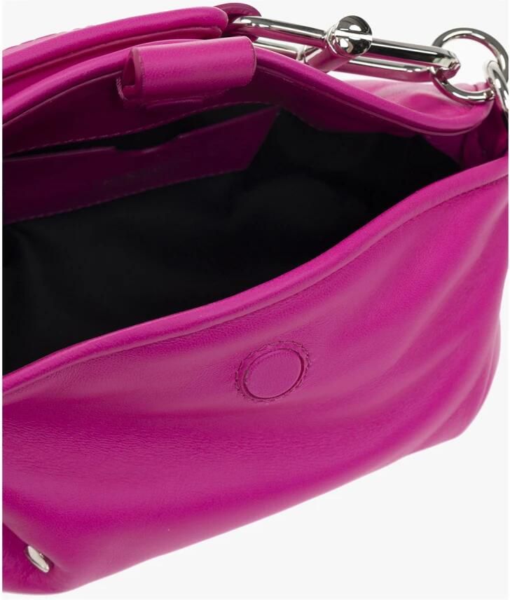 Off-White Hobo bags San Diego S Crossbody Fuchsia Leather in roze - Foto 2