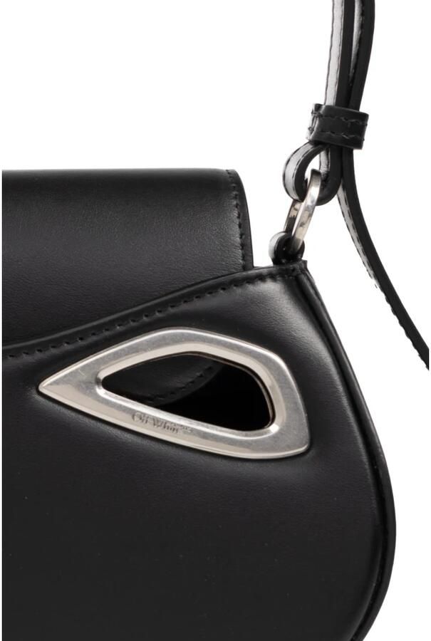 Off-White Crossbody bags Clam Shoulder Bag in zwart - Foto 4