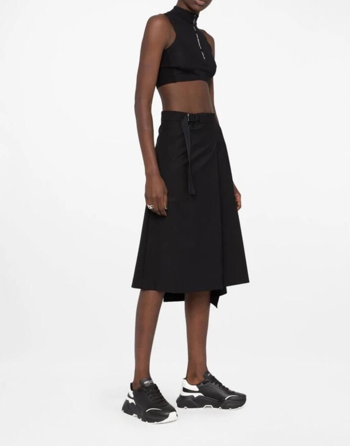 Off White Scuba Logo Zip Top Black Dames - Foto 2