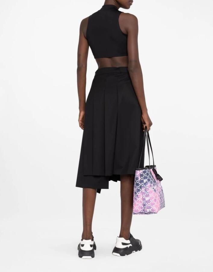 Off White Scuba Logo Zip Top Black Dames - Foto 3