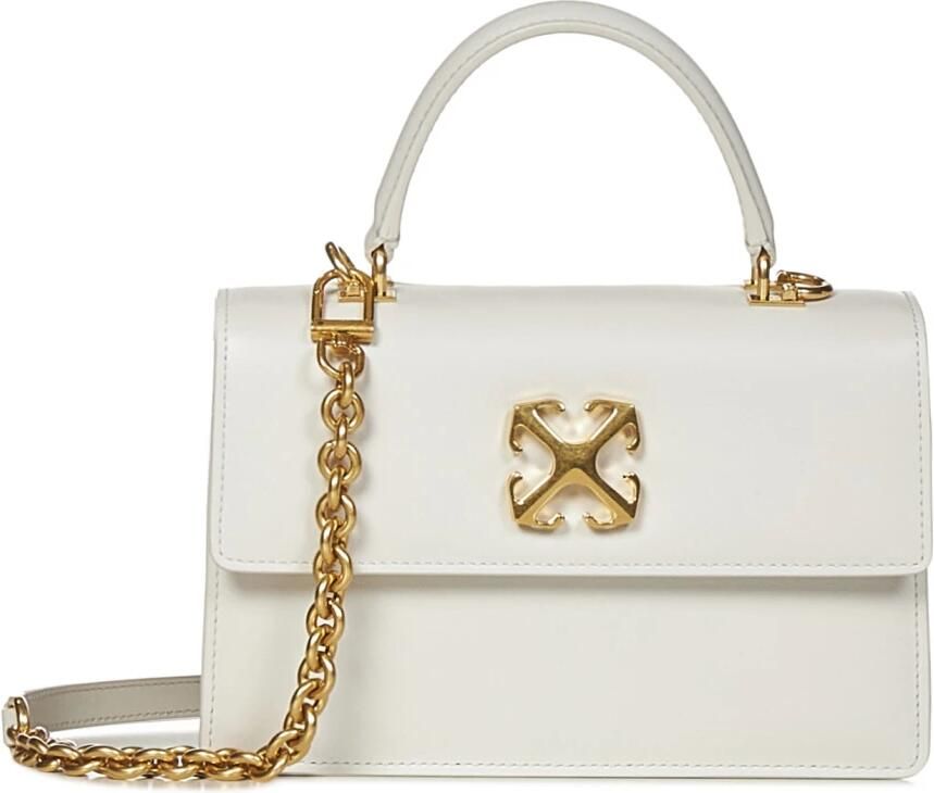 Off-White Crossbody bags Jitney 1.4 Top Handle Chain in wit