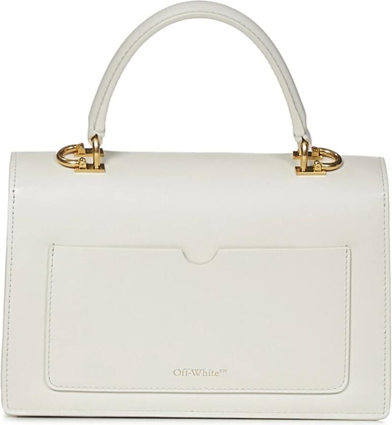 Off-White Crossbody bags Jitney 1.4 Top Handle Chain in wit - Foto 3