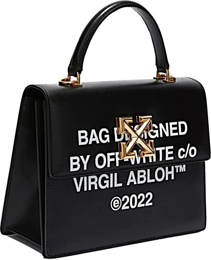 Off-White Totes Jitney 2.8 Top Hand Met Quote in zwart - Foto 3
