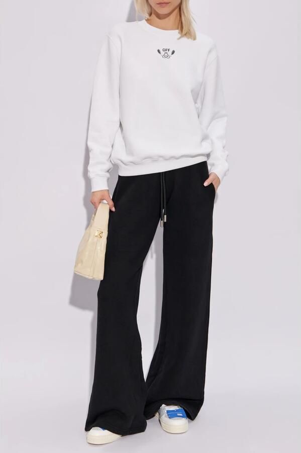 Off White Sweatshirt met logo White Dames - Foto 2
