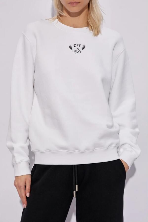 Off White Sweatshirt met logo White Dames - Foto 3