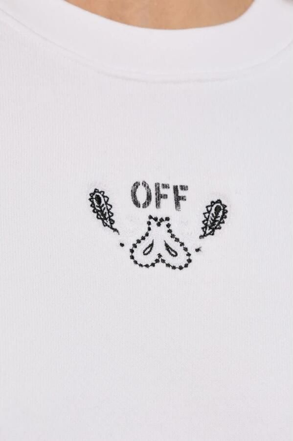 Off White Sweatshirt met logo White Dames - Foto 5