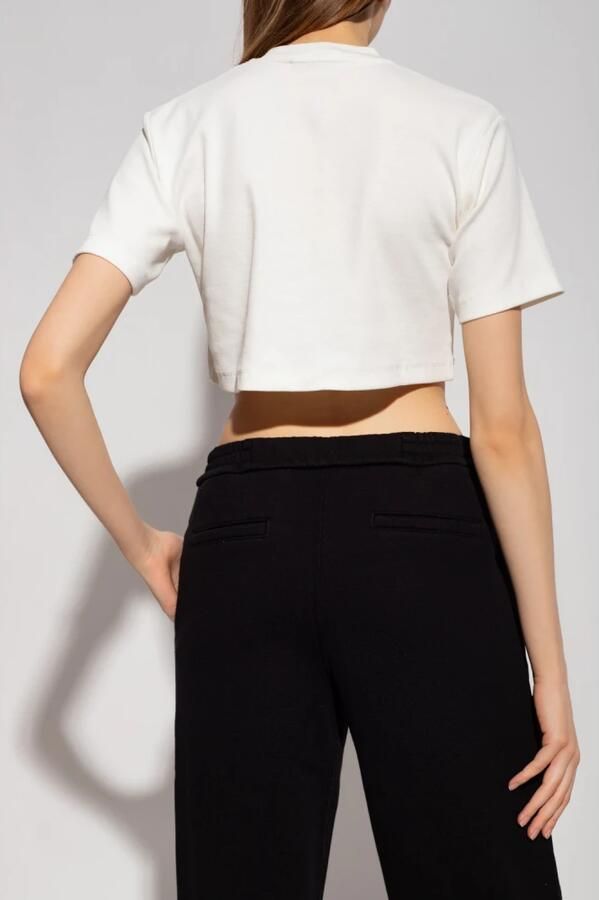 Off White Ivoor stretch katoen t-shirt White Dames - Foto 3