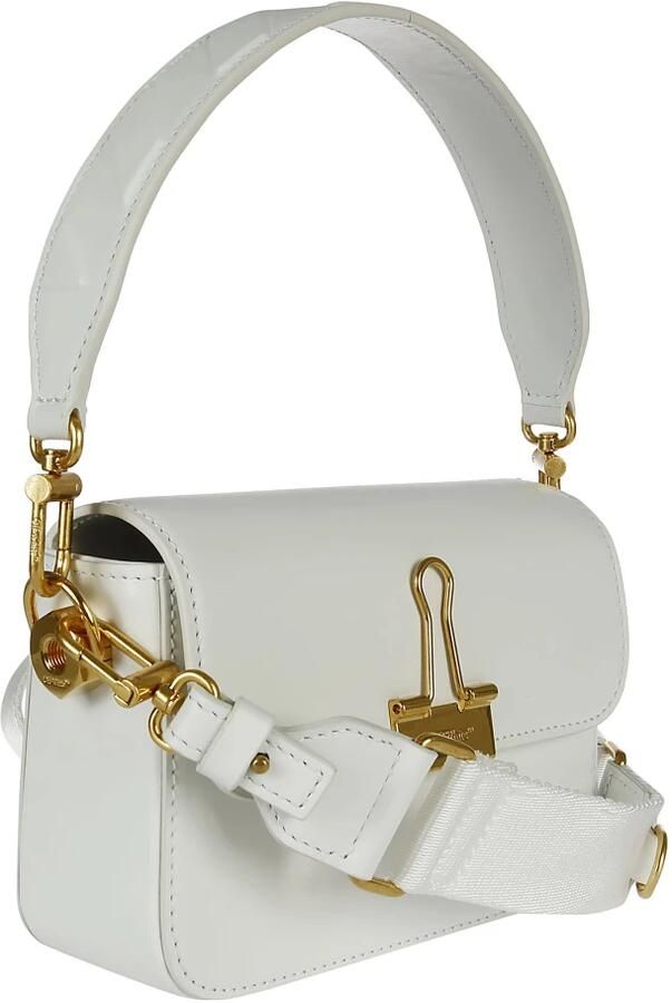 Off White Witte schoudertassen zonder patroon White Dames - Foto 6
