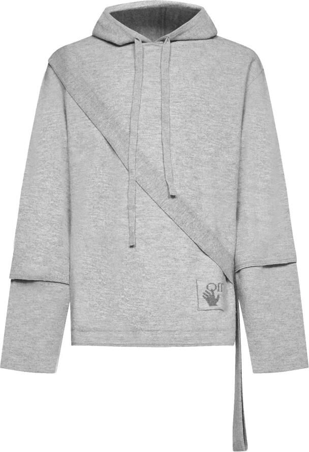 Off White Multicolor Ritssluiting Herenoverhemden Aw22 Gray