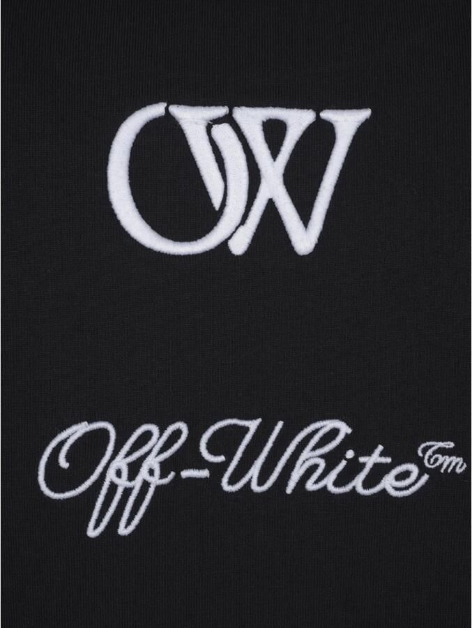 Off White Zwart Skate T-Shirt met Geborduurd Logo Black Heren - Foto 2