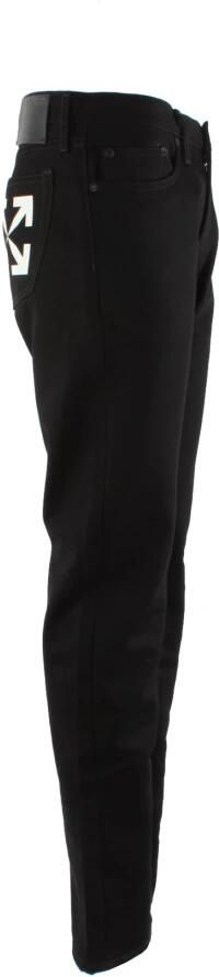 Off White Zwarte Slim Jeans met Single Arrow Black Heren - Foto 7