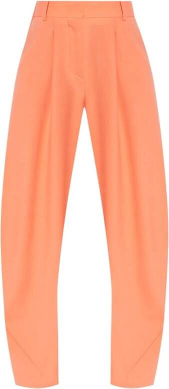 Off-White Pantalon met toelopende pijpen Oranje - Foto 1