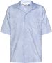 Off-White Overhemd met korte mouwen Blauw - Thumbnail 2