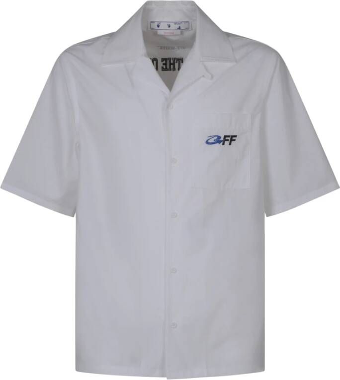 Off-White Overhemd met korte mouwen Wit - Foto 2