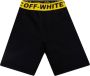 Off-White Kids Shorts met logoband Zwart - Thumbnail 7