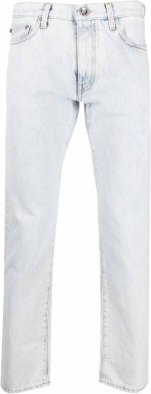 Off White Slimfit-jeans White Heren