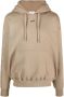 Off White Beige Trui met Zwart Logo en Diagonale Details Beige Heren - Thumbnail 1