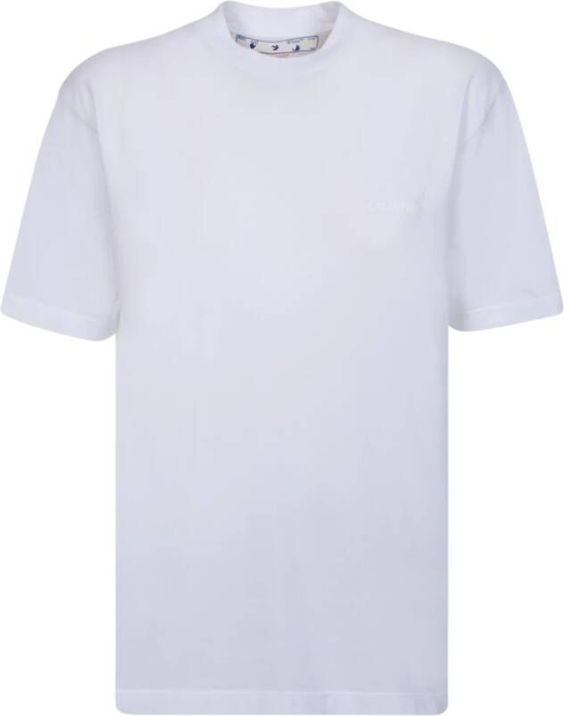 Off White Stijlvolle Witte T-Shirt voor Vrouwen White Dames