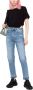 Off White Bruin Label Skinny Jeans Blue Dames - Thumbnail 1