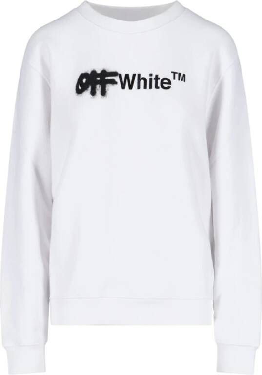 Off White Sweatshirt White Heren
