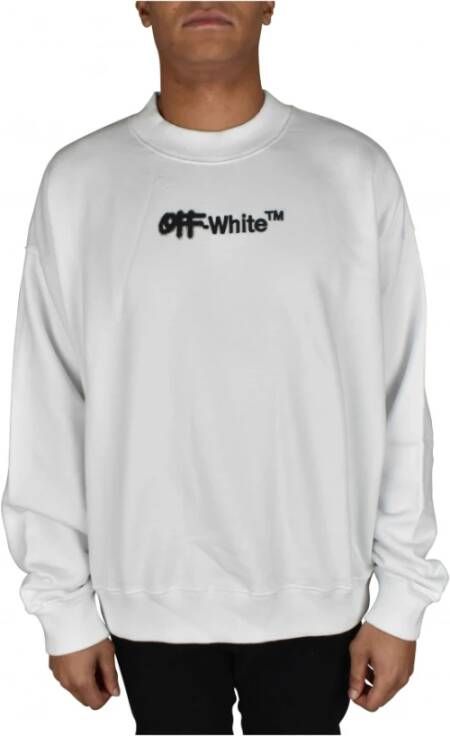 Off White Sweatshirt White Heren