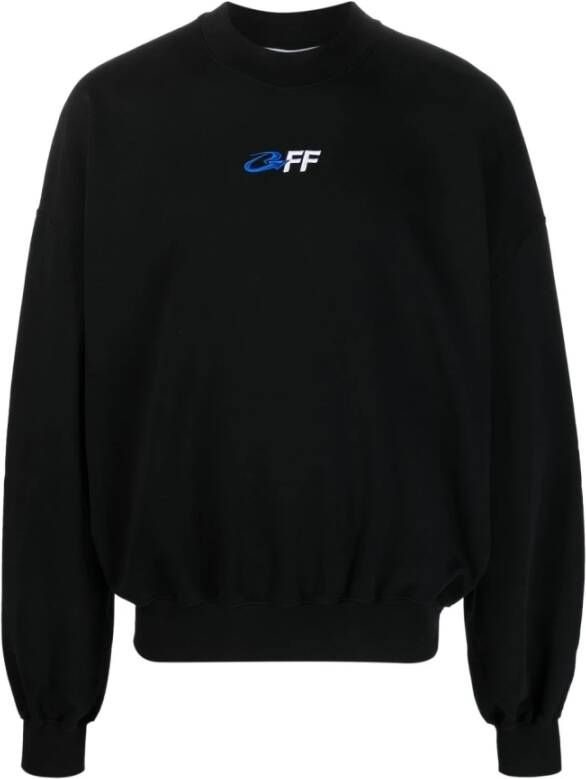 Off White Sweatshirt Zwart Heren