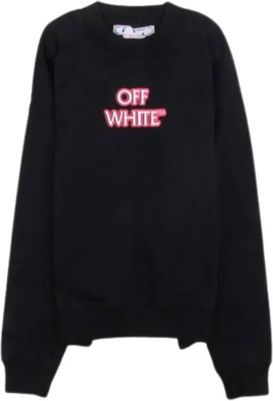 Off White Sweatshirt Zwart Heren
