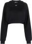 Off White Zwart en wit crop sweaters Black Dames - Thumbnail 1