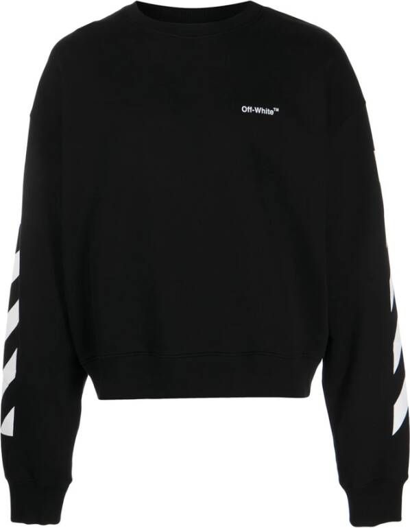 Off White Sweatshirts Zwart Heren