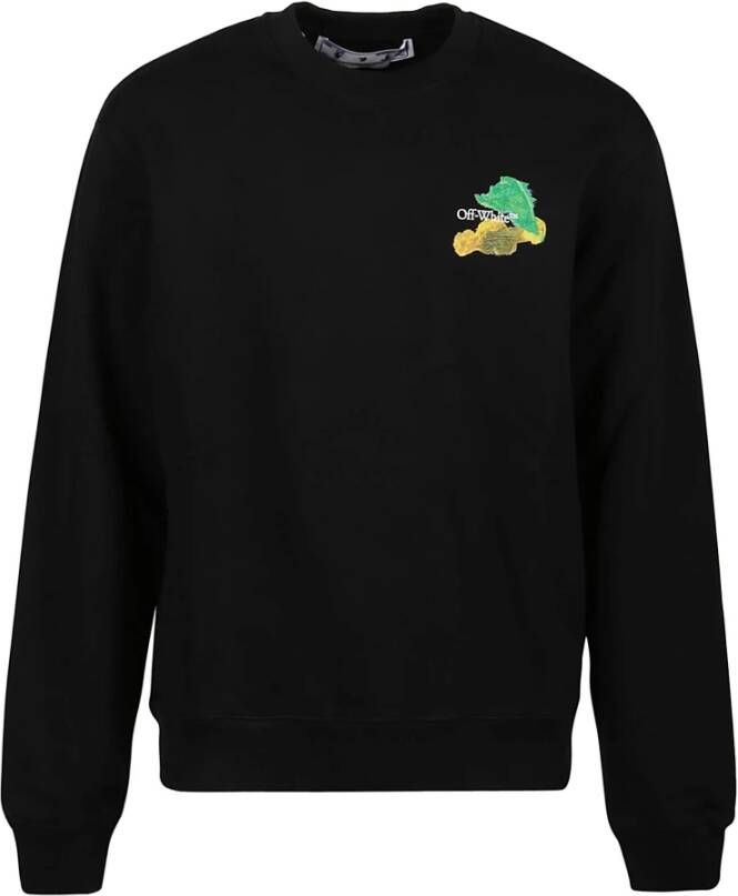 Off White Sweatshirts Zwart Heren