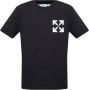 Off-White T-shirt met logo Zwart - Thumbnail 4
