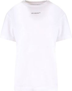Off White T-Shirt Owaa089F22Jer003 Wit Dames