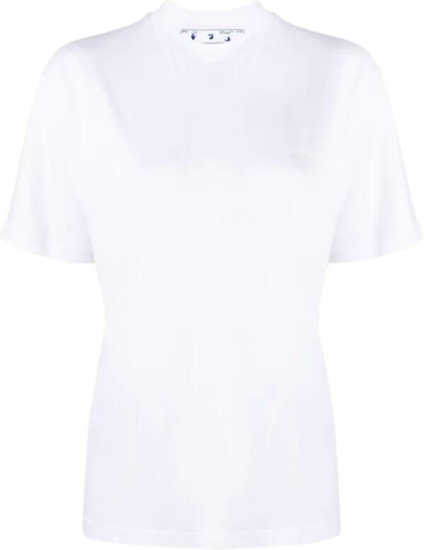 Off White Bedrukt t-shirt Wit Dames
