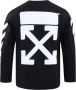 Off-White Kids T-shirt met logoprint Zwart - Thumbnail 1