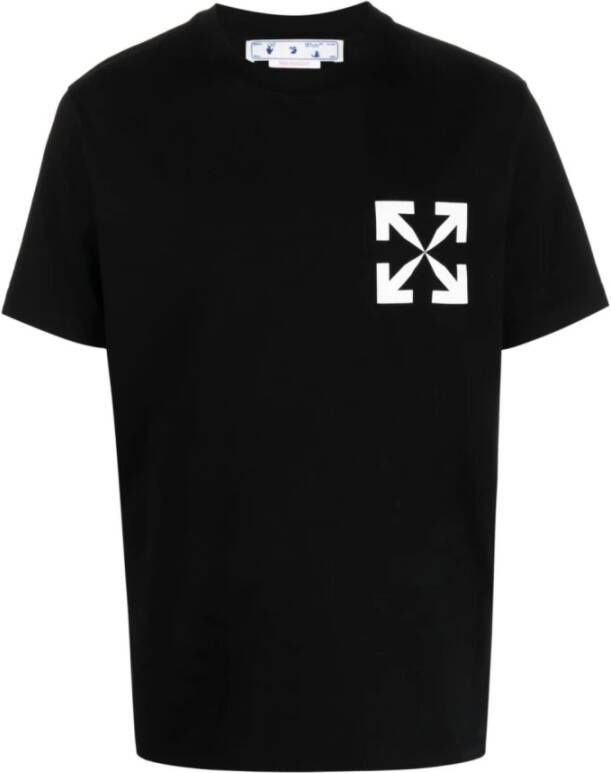 Off-White T-shirt met logo Zwart - Foto 1