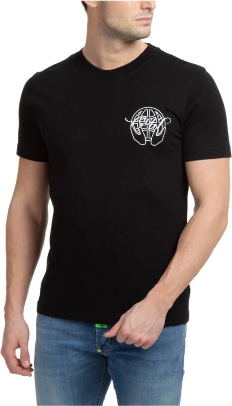 Off-White T-shirt met logoprint Zwart