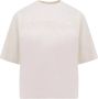 Off White T-Shirts Beige Dames - Thumbnail 1