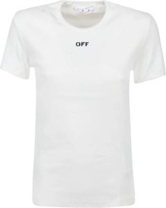 Off White T-shirts Wit Dames