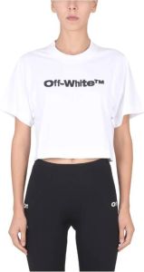 Off White T-Shirts Wit Dames