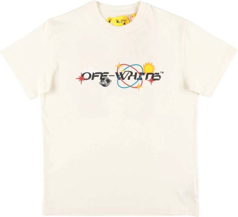 Off White T-Shirts Wit Heren