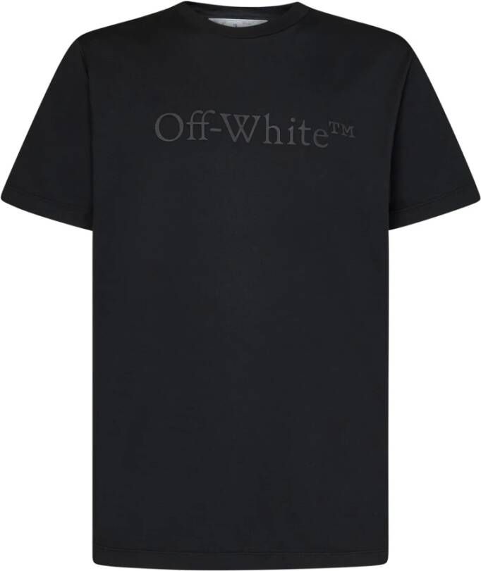 Off White T-Shirts Zwart Heren