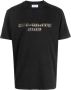 Off White Zwarte T-shirts en Polos met Geel en Fuchsia Script Logo Black Heren - Thumbnail 1