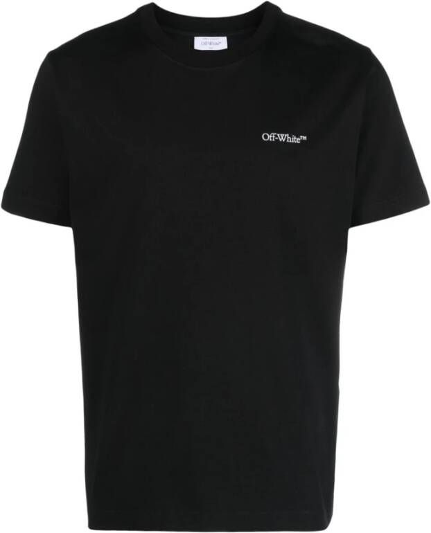 Off White T-Shirts Zwart Heren