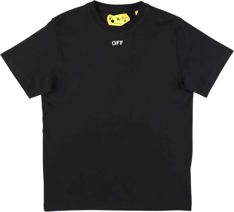 Off White T-Shirts Zwart Heren