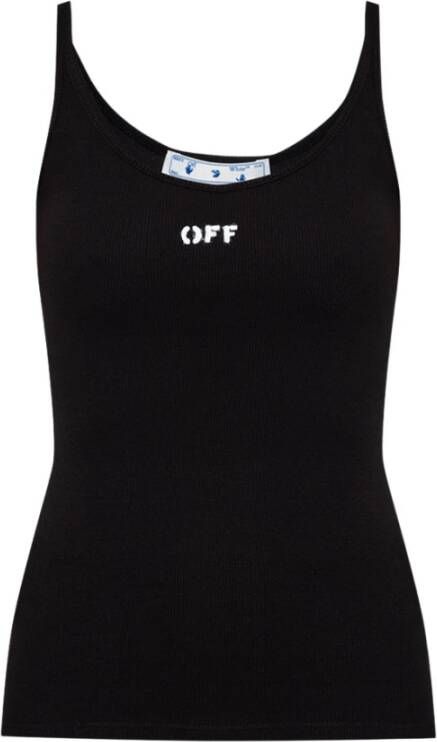 Off-White Tanktop met logoprint Zwart - Foto 2