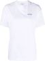 Off White T-shirt met diagonale lijn borduursel White Dames - Thumbnail 1