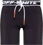 Off-White Hardloopshorts met logoband Zwart - Thumbnail 1